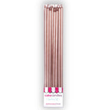 16 Extra Tall Candles & Holders 18cm Birthday Party Cake Topper Decoration Pick