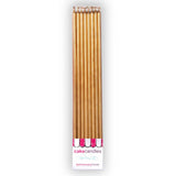 16 Extra Tall Candles & Holders 18cm Birthday Party Cake Topper Decoration Pick