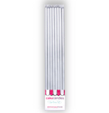 16 Extra Tall Candles & Holders 18cm Birthday Party Cake Topper Decoration Pick