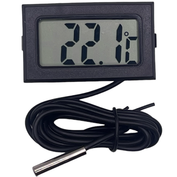 digital thermometer with wire sensor