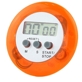 orange Digital kitchen timer and stopwatch