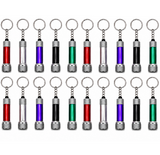 15x LED Torches Bright White Keyring Emergency Camping Mini Night Light Bulk Buy