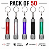 LED Torch Keyring Bright Mini Emergency Camping Key Chain Night Light Gift