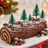 Fir Tree Christmas Cake Topper Decoration Forest Scene Cake Dislay
