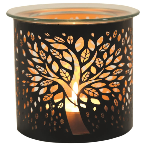 Tree of Life Tea Light Oil Wax Melt Burner or Candle Holder