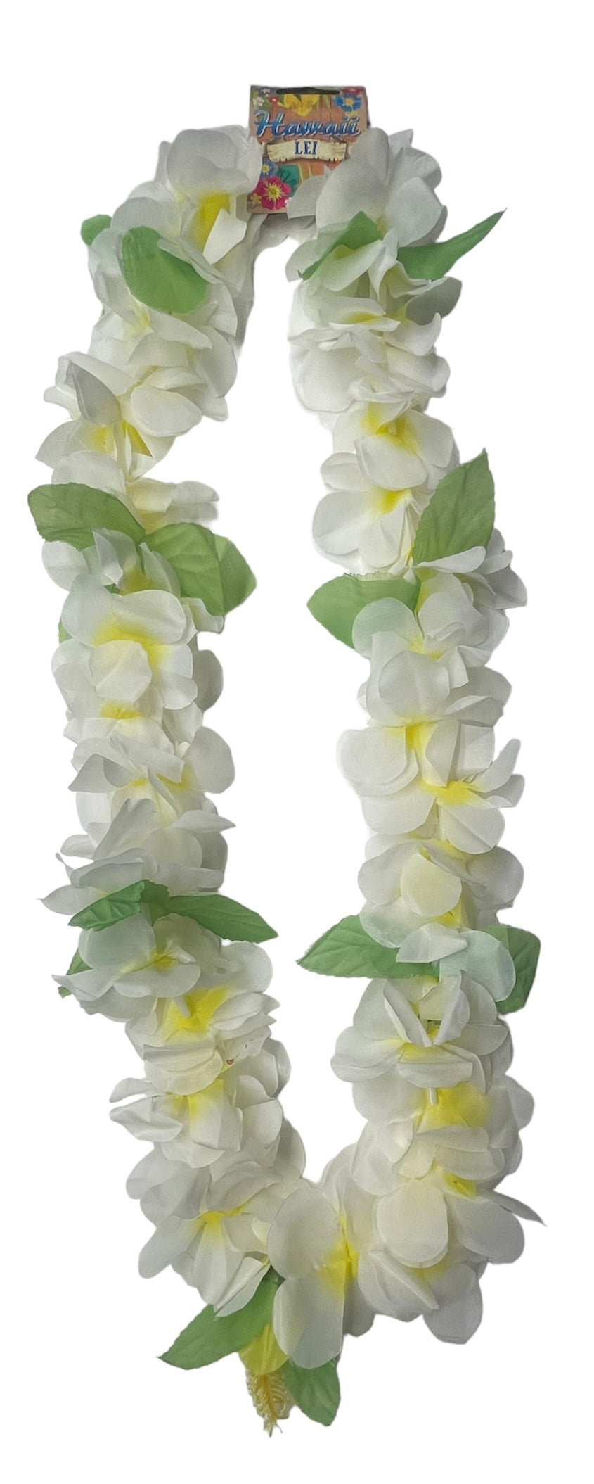 120cm Premium white lei hula garlands 