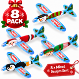 Xmas Glider Plane Christmas Eve Box Stocking Filler For Kids Toy Party Bag Fillers
