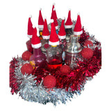 Christmas Bottle topper hat display