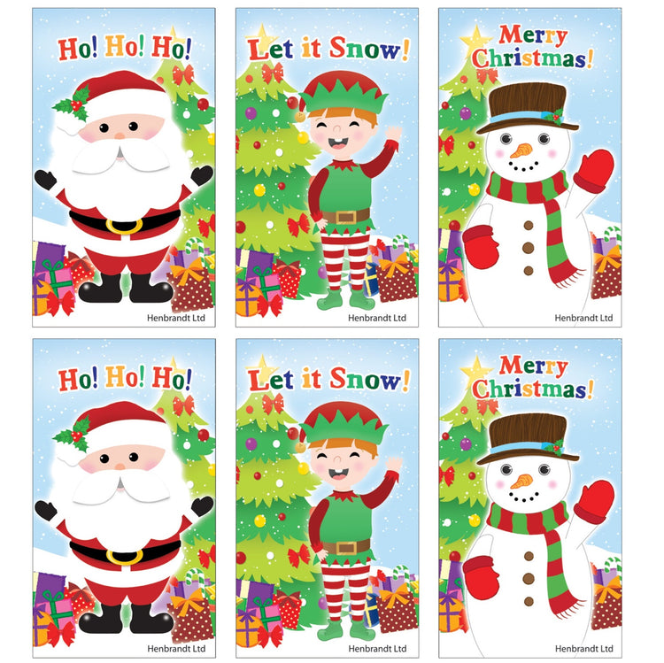 Christmas Activity Pack Kids 5pc Xmas Eve Box Stocking Filler For Kids Gift Idea