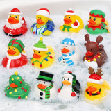 24x Christmas Rubber Duck Bath Toy Party Gifts Prizes Xmas Theme Decorations