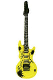 yellow inflatable neon guitars