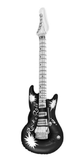 black inflatable rock and roll guitar