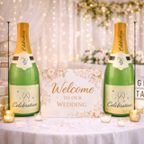 inflatable champagne bottles wedding table decoration
