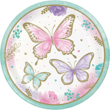 Butterfly party paper plates