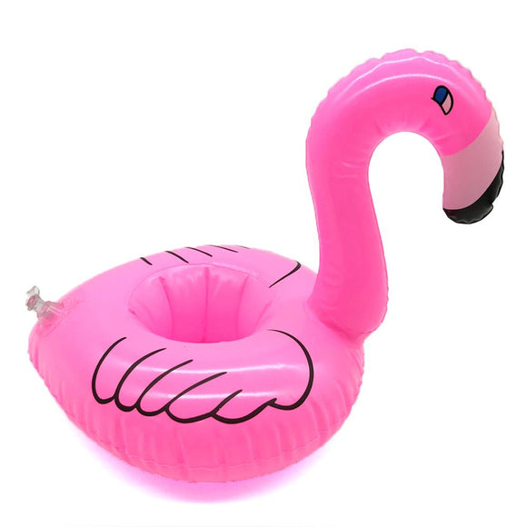 inflatable flamingo drink holder