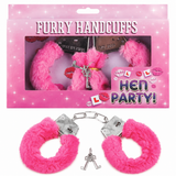 Fluffy Furry Handcuffs Pink Fancy Dress Hen Stag Night Girls Party Role Play Toy