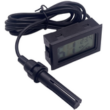temperature and humidity meter with wire sensor probe