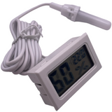 temperature and humidity meter with wire sensor probe