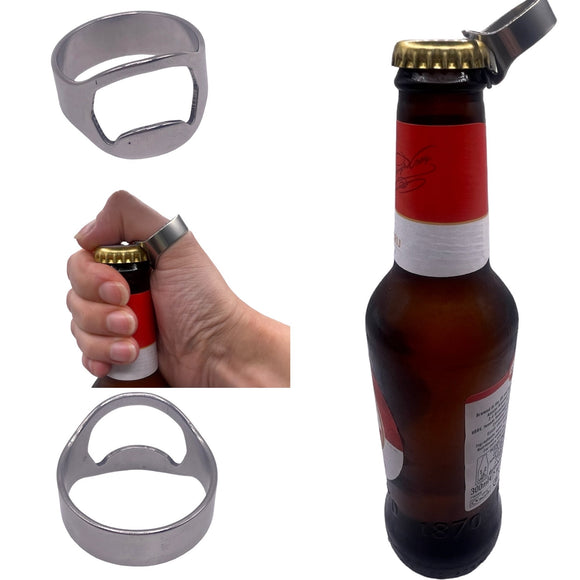 thumb ring bottle opener