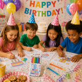 Mini Colouring Pencils 12 Packs of 6 Boys Girls Party Bag Fillers Lucky Dip Toys