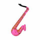 pink inflatable saxophone