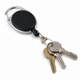 Retractable Keyring Extendable Key Chain ID Badge Holder 80cm Rope Reach