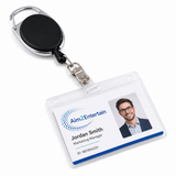 Retractable Keyring Extendable Key Chain ID Badge Holder 80cm Rope Reach