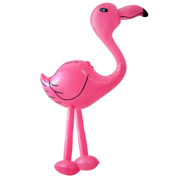 Inflatable pink Flamingo party prop