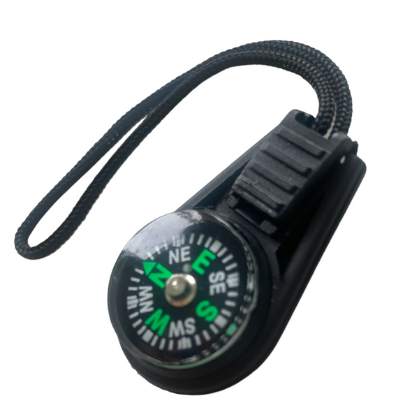 Mini pocket compass for hiking, travel, camping