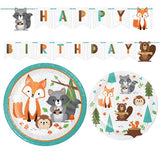 Woodland Wildlife Party Tableware