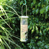 bird seed feeder with seed