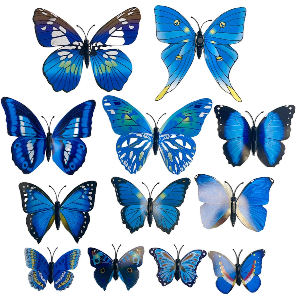 Butterfly Wall Stickers 3D Sticker and Magnetic Insect Home Wall Decor Docoration