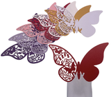 Butterfly name place cards 7 colours