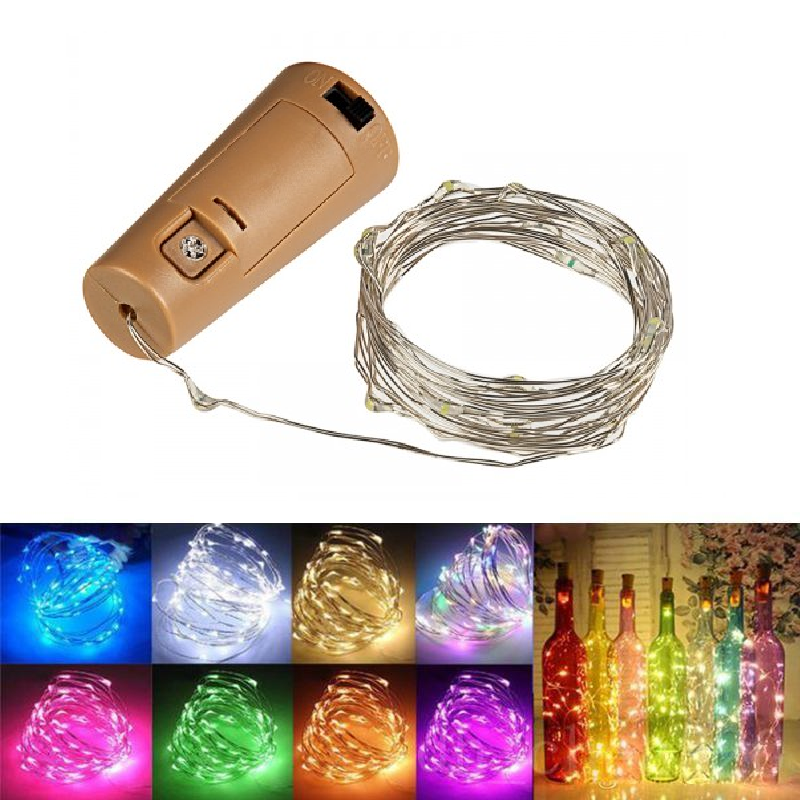 Cork String light for bottles