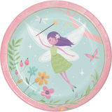 Fairy themed party plates