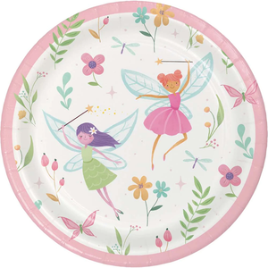Fairy themed party tableware sets