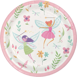 Fairy themed party paper plate