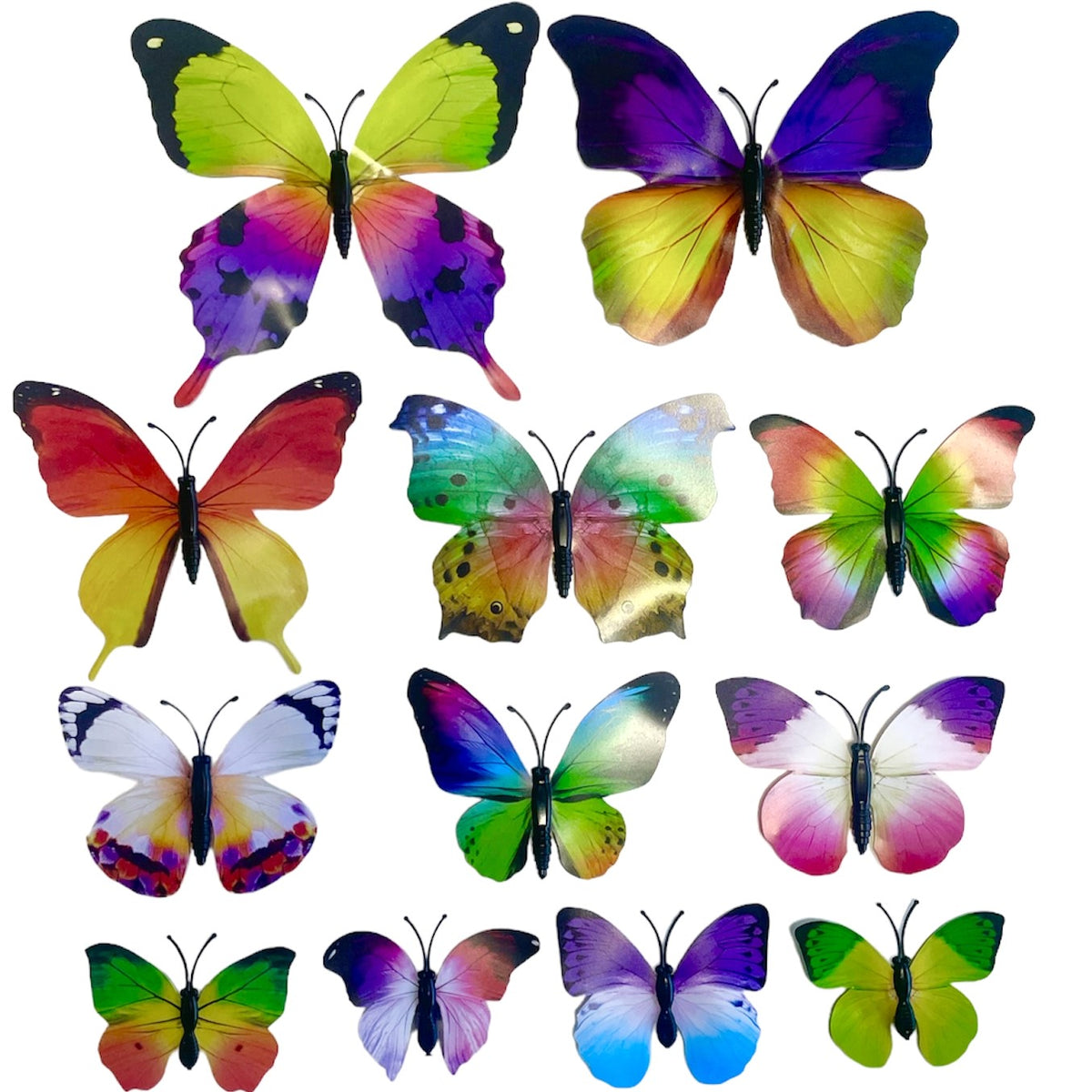 Butterfly Wall Stickers 3D Sticker and Magnetic Insect Home Wall Decor Docoration