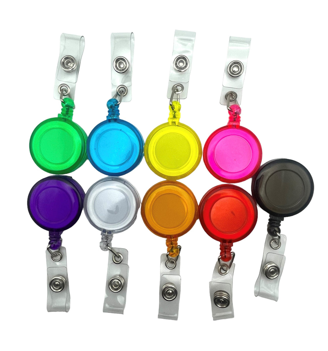 Retractable Keyring ID Badge Key Holder Extendable Rope Chain With Bel ...