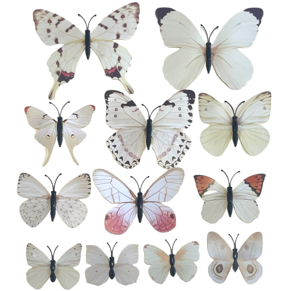 Butterfly Wall Stickers 3D Sticker and Magnetic Insect Home Wall Decor Docoration