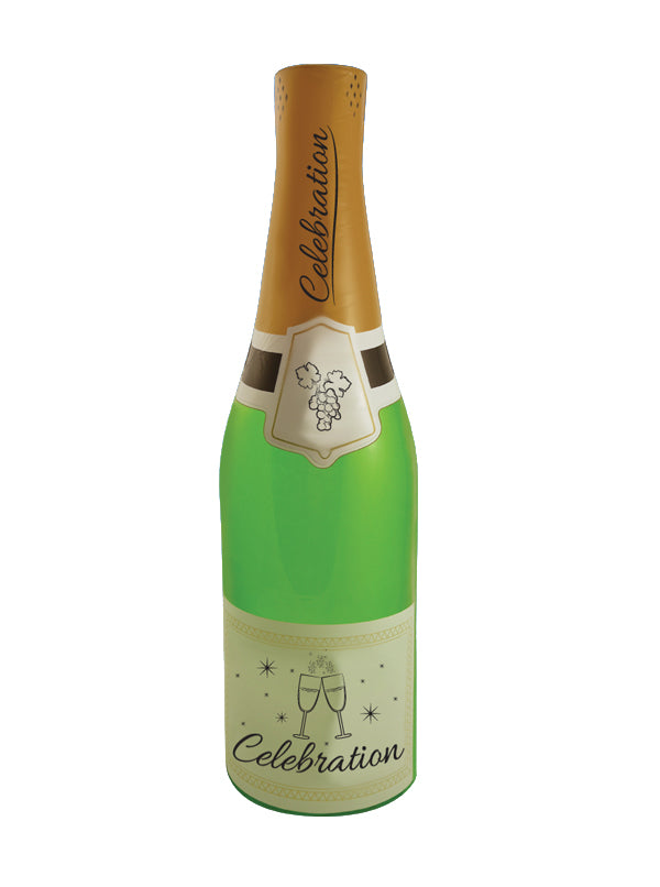 inflatable champagne bottle party decoration 73cm tall