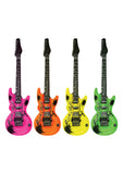 inflatable neon guitars in 4 colours