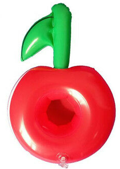 inflatable cherry pool drink holder