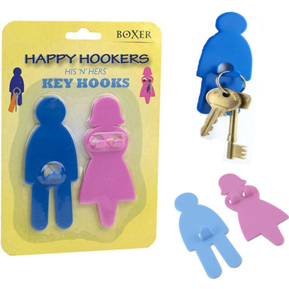 fun novelty key hooks his and hers
