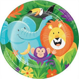 jungle themed party plates for dinner