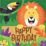 jungle themed party paper napkins