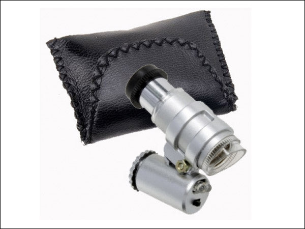 mini 45x pocket microscope with pouch
