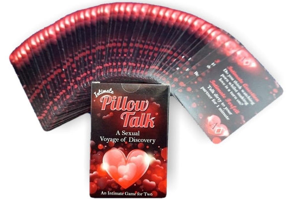 Couples pillow talk naughty card game