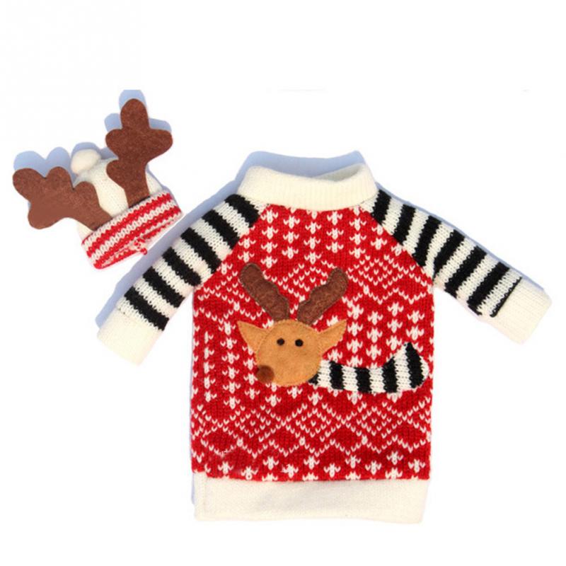 Reindeer Christmas bottle cover