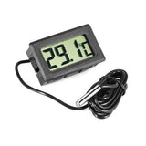 black digital thermometer with wire sensor